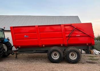 Przyczepa skorupowa mitip 160 zaczep amortyzowana burta hydrauliczna