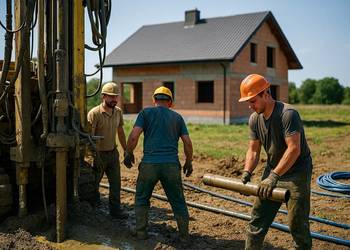 Gruntowe pompy ciepła Złotoryja odwierty, dokumentacja Nibe Thermia Stiebel