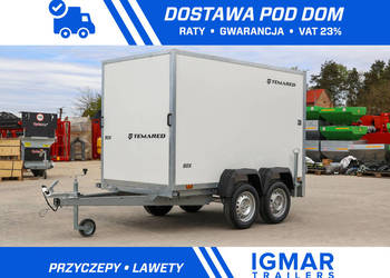Przyczepka samochodowa TEMARED BOX 2512/2 furgon kontener