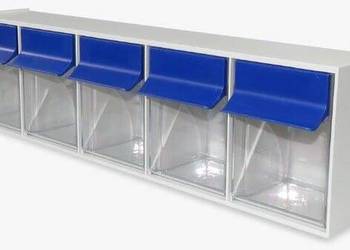 Skrzynka warsztatowa z wychylanymi pojemnikami 5 ele. 60 cm WE460302