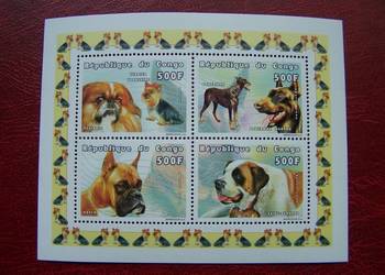 Kongo 1999 MNH Fauna Zwierzęta Psy