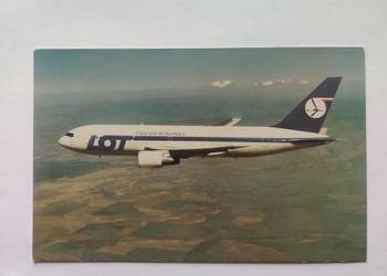 Pocztówka samolot Boeing 767
