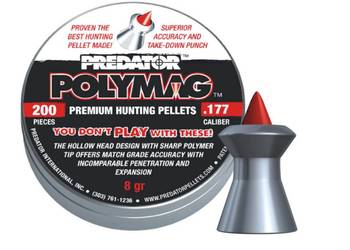 Śrut diabolo przebijający POLYMAG 4,5mm OSTRY .177