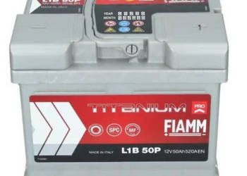 Akumulator FIAMM TITANIUM PRO 12V 50Ah 520A Prawy Plus