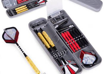 Zestaw 3 rzutek do darta 17g Brass metalowe lotki do tarcz sizalowych