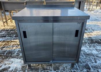 Stół Gastro Z Drzwiami - Szafka - 80/60/85 cm - M.1327 N