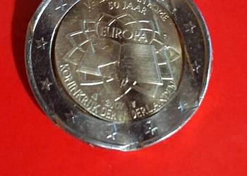 Holandia 2 Euro 2007 - moneta obiegowa DESTRUKT Błąd menniczy UNC