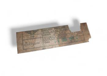 Pokrywa dolna tylna skrzyni C-360 50518040 50518090 Oryginał z lat 70