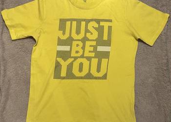 Żółta koszulka "Just be you"