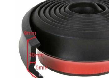 nowa gumowa dokładka do zderzaka na taśmie dwustronnej, długość 2,5 m