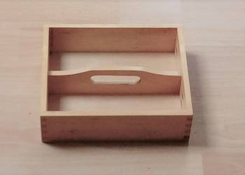TACKA - POJEMNIK NA SZTUĆCE: IKEA FORHOJA DREWNO 25 cm