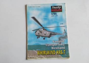 Mały Modelarz nr 4/1995, Samolot transportowy Westland Whirlwind HAS.7