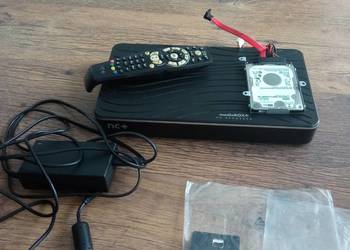 Dekoder nc+ model ITI 3740 sx media box HD recorder dysk 500g pilot zasilac