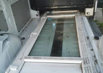 Drzwi wejściowe plastikowe PVC 100x250 Salamander doświetlenie