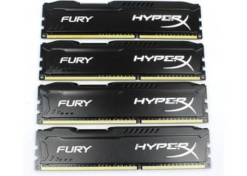 32 GB RAM, (4x8GB) Kingston Fury HyperX. DDR3, 1866Mhz