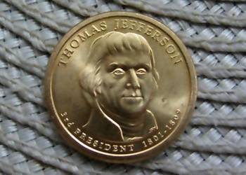 USA 1 Dolar 2007r - D - Thomas Jeferson - Prezydenci