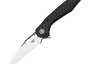 Nóż składany Bestech Malware Grey Titanium/Carbon Fiber, Stonewashed/Satin…