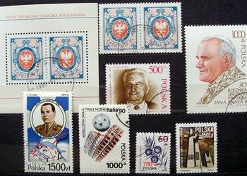 K ZNACZKI POLSKIE rok 1990 - II kwartał kasowany