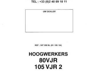 Manitou 80VJR 105VJR-2 instrukcja obsługi PL DTR