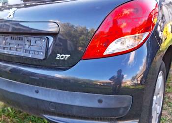 PEUGEOT 207 LIFT ZDERZAK TYŁ PDC KOLOR EXLD