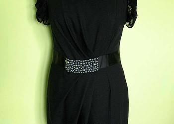 Sukienka - Czarna - Piękny styl - 40 L - biust 90 cm  Monnari