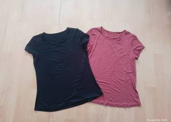 Bluzka bluzeczka T-shirt koszulka damska krótki rękaw Basic 2-pak
