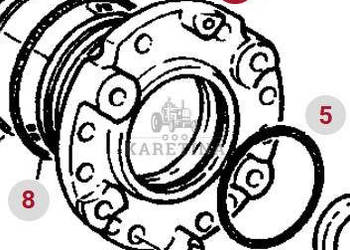 Fendt Favorit 514 Pokrywa Łożyska CZĘŚCI 199110010031