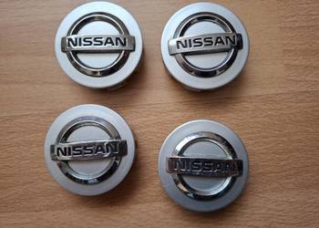 NISSAN 4 oryginalne dekieleki do felg 54mm