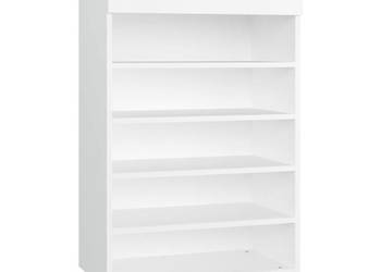 Szafka na buty biała 60x35x105 cm materiał drewnopochodny WM-812789