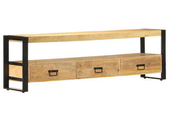 Szafka pod telewizor 150 x 30 x 45 cm lite drewno mango WM-247906