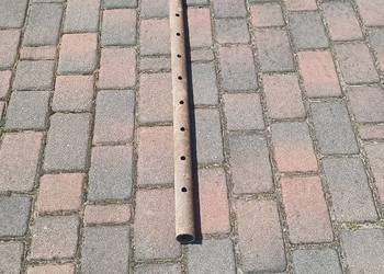 Rura stalowa fi 50 mm z otworami fi 14 mm co 10 cm