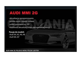 Polskie menu nawigacji Audi MMI 2G A4, A5, A6, A8, Q7 Łódź