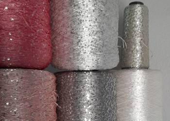 OZDOBNA PRZĘDZA Z CEKINAMI