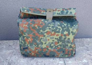 Solidna wojskowa torba bundeswehry na maskę kamuflaż