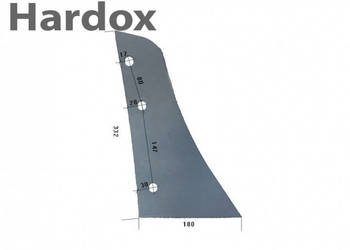 Pierś HARDOX PO1702/P do pługa UNIA grudziądz TUR IBIS VIS