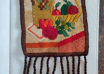Kilim wełniany makatka gobelin sumak Cepelia PRL