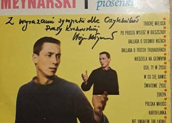 Młynarski Autograf Płyta 1966 super stan