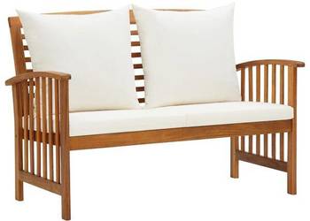 vidaXL 5-cz. zestaw wypoczynkowy do ogrodu, z poduszkami(SKU:3057977)