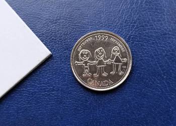 Stare monety 25 cent 1991 Kanada 1