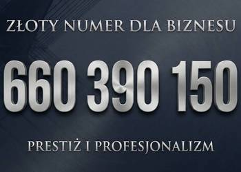 Złoty numer VIP 660_390_150 | Idealny dla Biznesu | Prestiż
