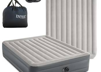 Dwuosobowy Materac Dmuchany 152x203x46 cm łóżko pompka 220V INTEX 64126ND