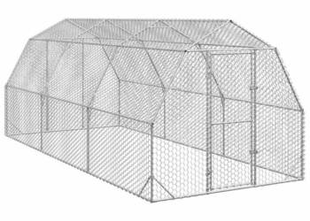 vidaXL Kurnik dla kur, 2,5x6x2,25 m, stal(SKU:3328517)