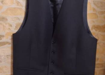 (42/XL) Howick/Granatowa kamizelka garniturowa z Londynu