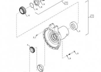 New Holland T6090 Łoźysko wałeczkowe 95.25mm id x 41.35mm w 90-3676T1