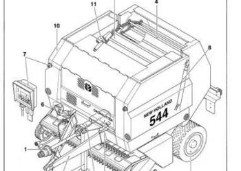 New Holland 544BC 544TT 548 640 prasa katalog cześci zamiennych PL