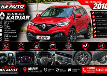 Renault Kadjar 1.5DCi 110KM Intens/Ledy/Tempomat/Pod.Fotele/Virtual/Alu/Ha…