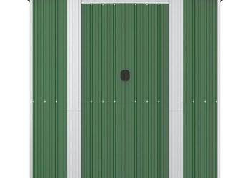 vidaXL Szopa ogrodowa, zielona(SKU:319267)