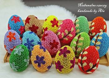 Jajka jajko pisanki quilling Wielkanoc ozdoby
