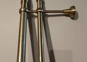 5 zestawów podwójnych karniszy 4 x około 2m, 1 x podówjny/łączony około 3,1