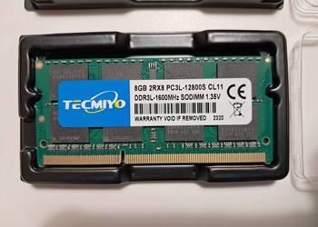 Pamięć 16GB DDR3 (2x8GB)do laptop PC3L-12800 -1600MHz